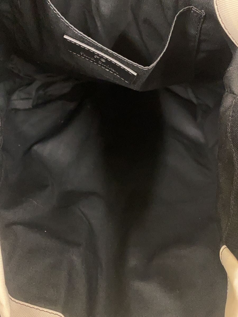 PS Paul Smith Tote Bag WHT Print bmb-110 6