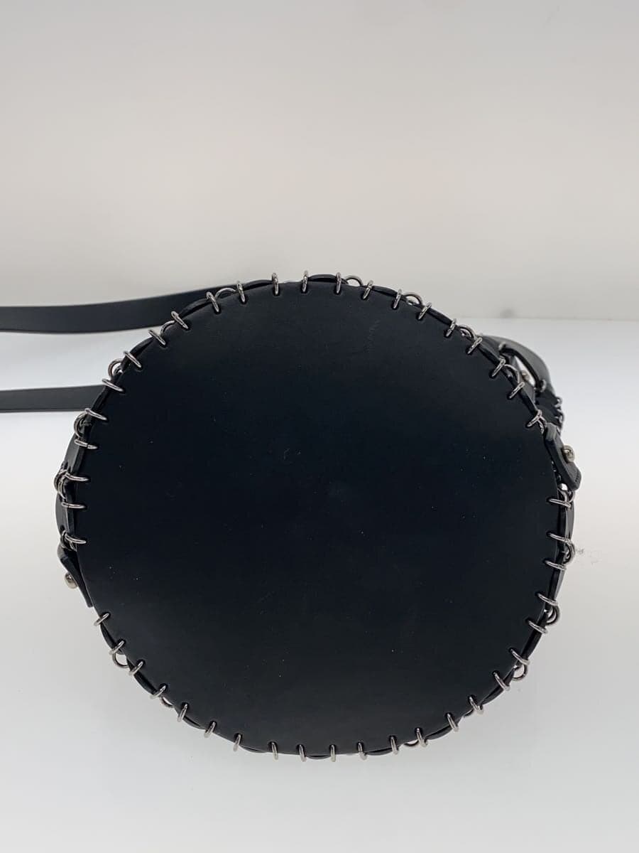 Paco Rabanne shoulder bag leather BLK 4