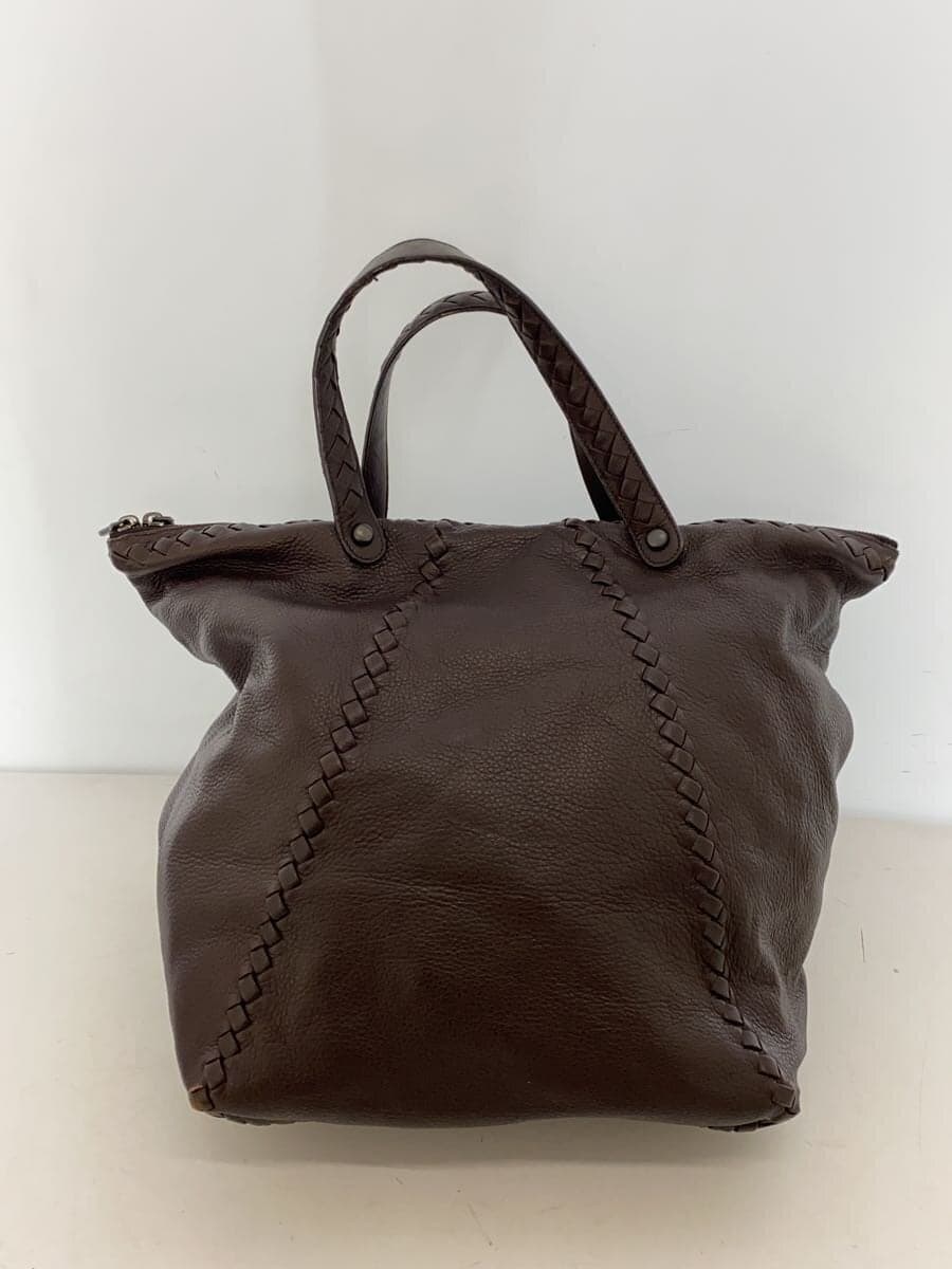 BOTTEGA VENETA Tote Bag 212628 Leather Brown 3