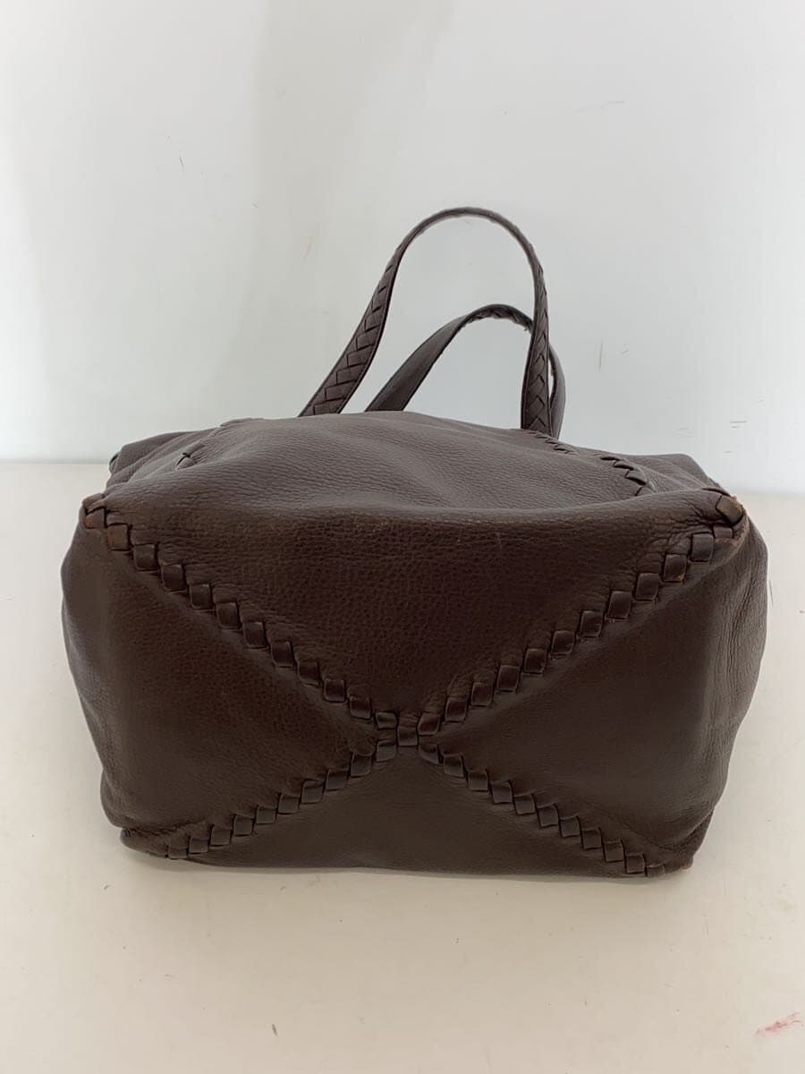 BOTTEGA VENETA Tote Bag 212628 Leather Brown 4