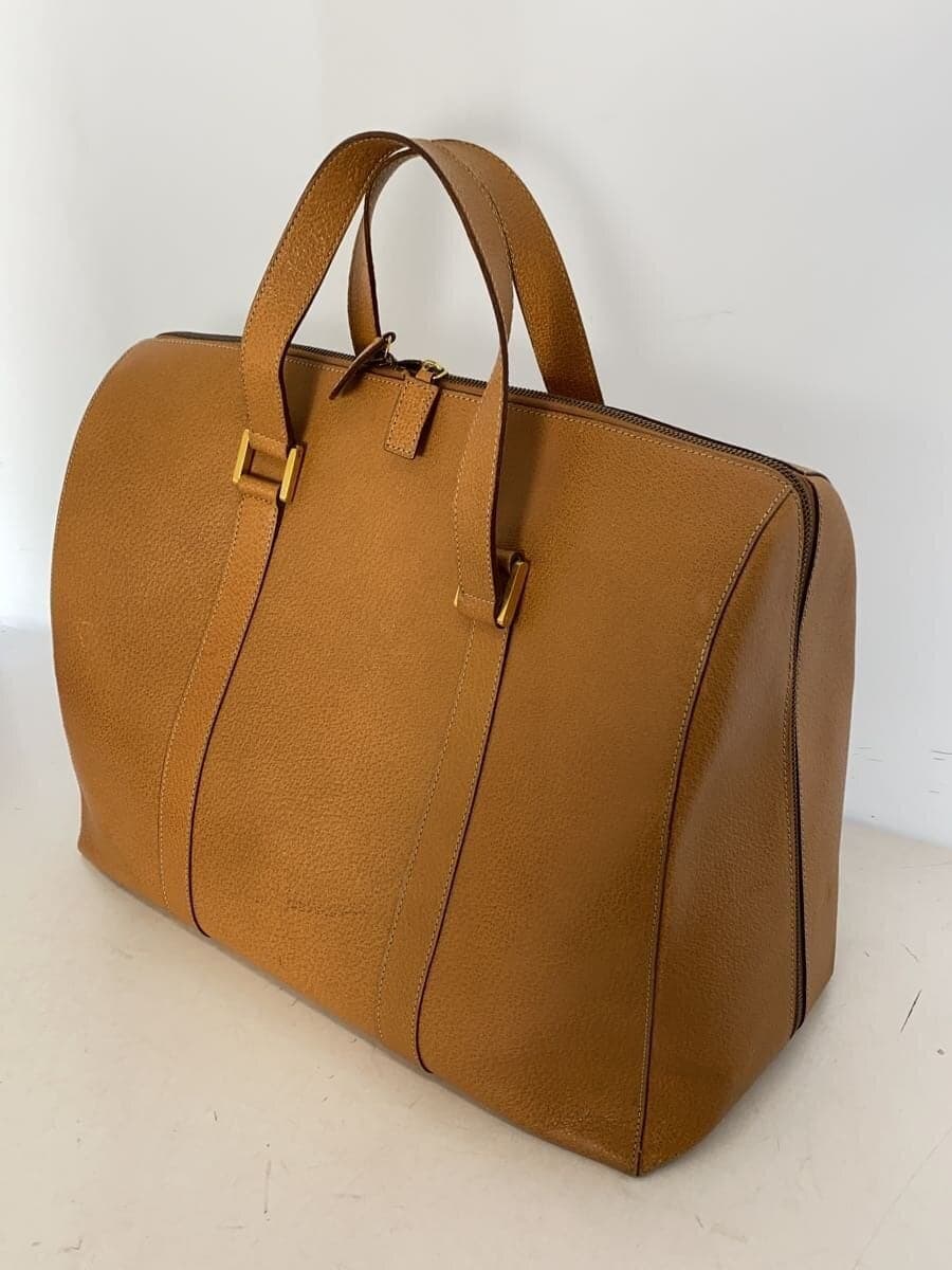 CELINE Boston Bag M94 With Bottom Studs Brown 2