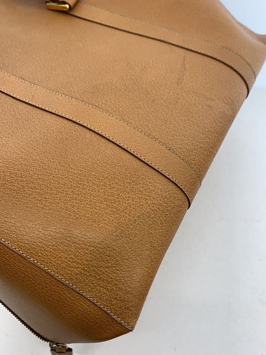 CELINE Boston Bag M94 With Bottom Studs Brown 8