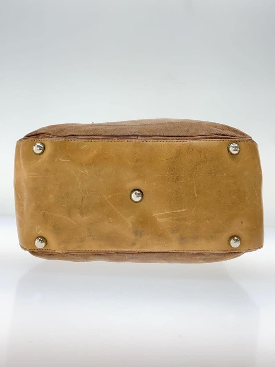 hobo Shoulder Bag Leather BRW 4