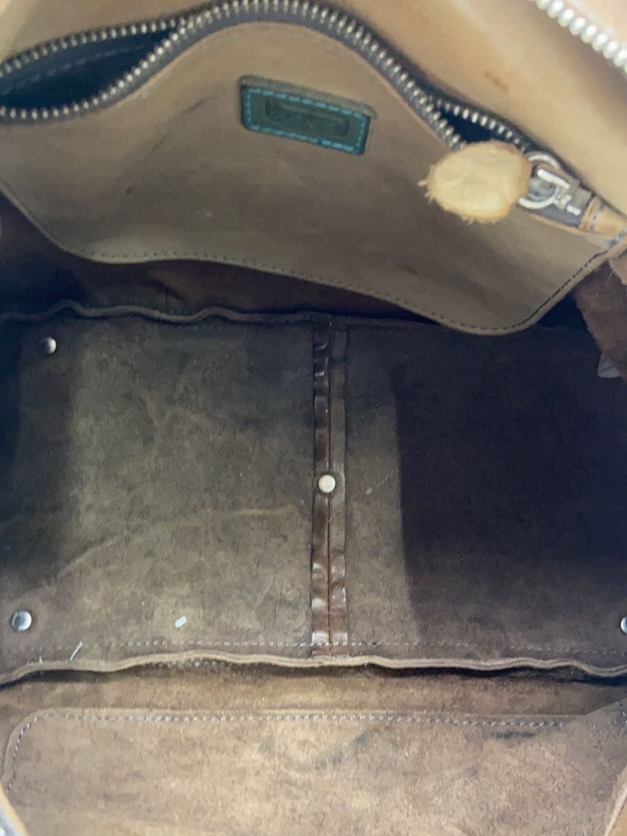 hobo Shoulder Bag Leather BRW 6