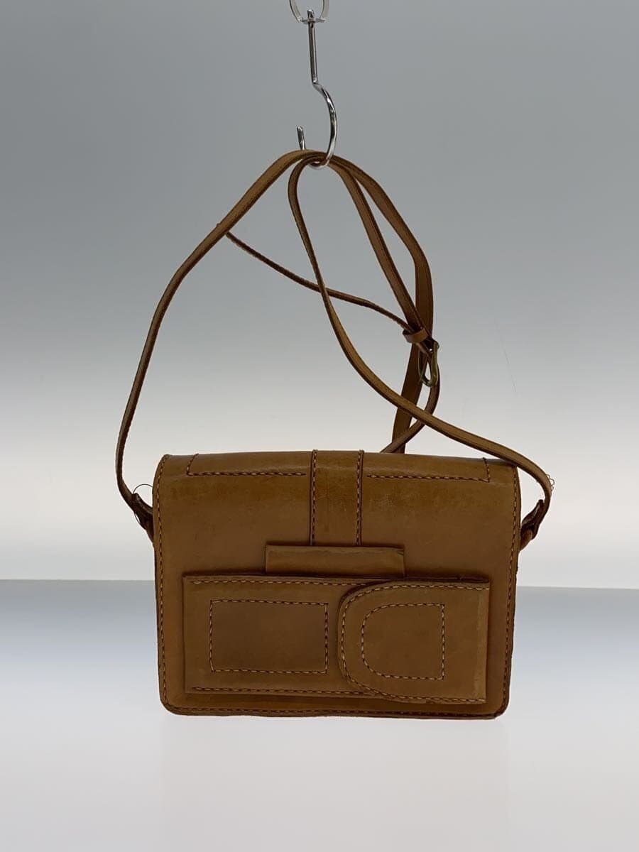 Other Brand Shoulder Bag Leather BEG 3