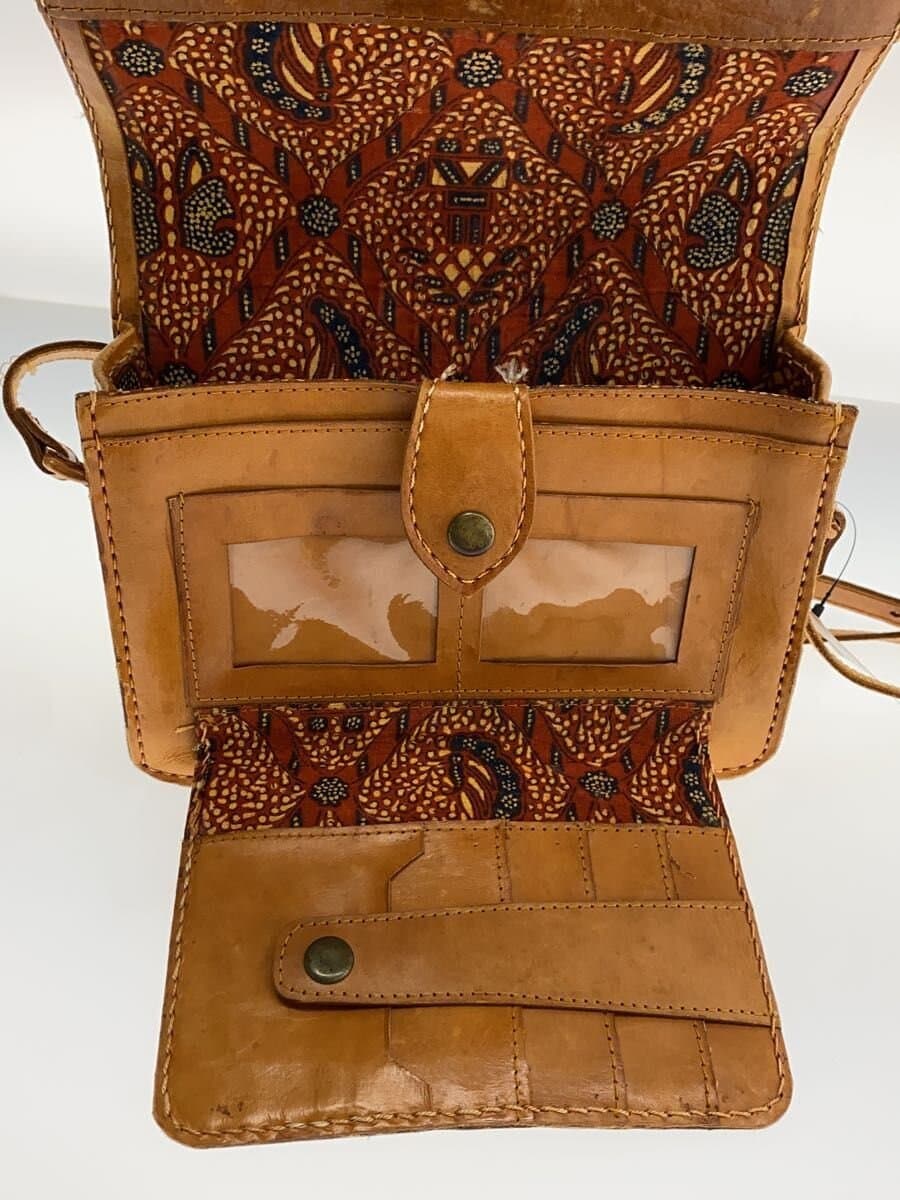 Other Brand Shoulder Bag Leather BEG 6