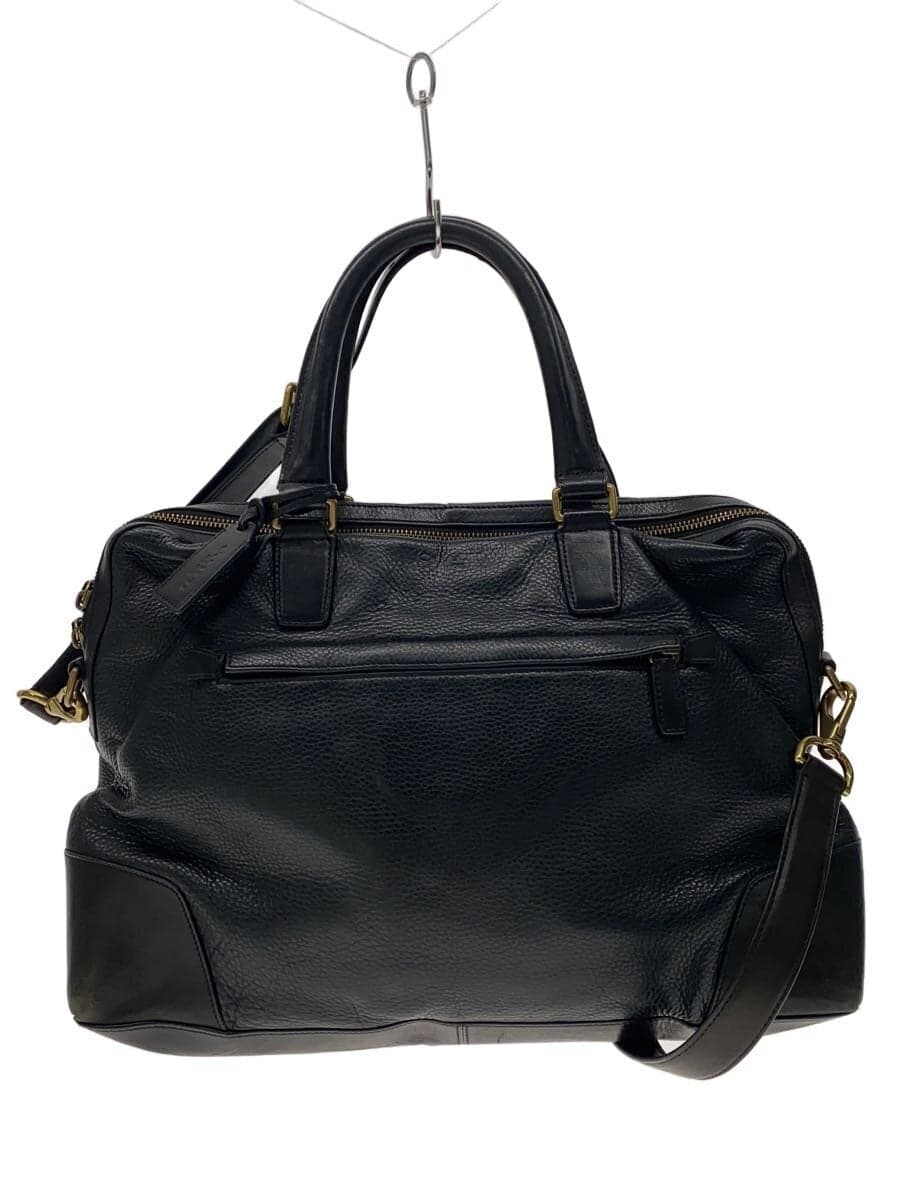 COACH shoulder bag leather BLK