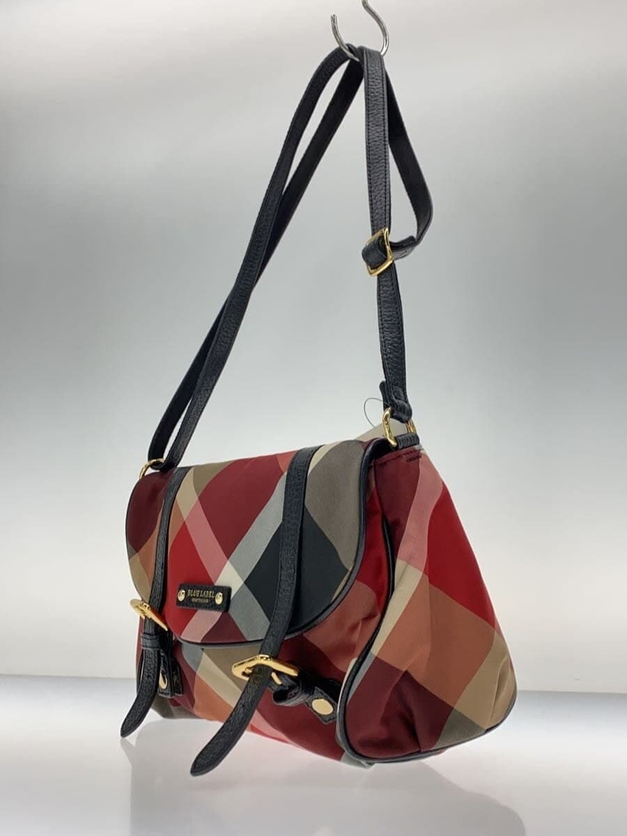 BLUE LABEL CRESTBRIDGE Shoulder Bag RED Check 55135-157-16 2
