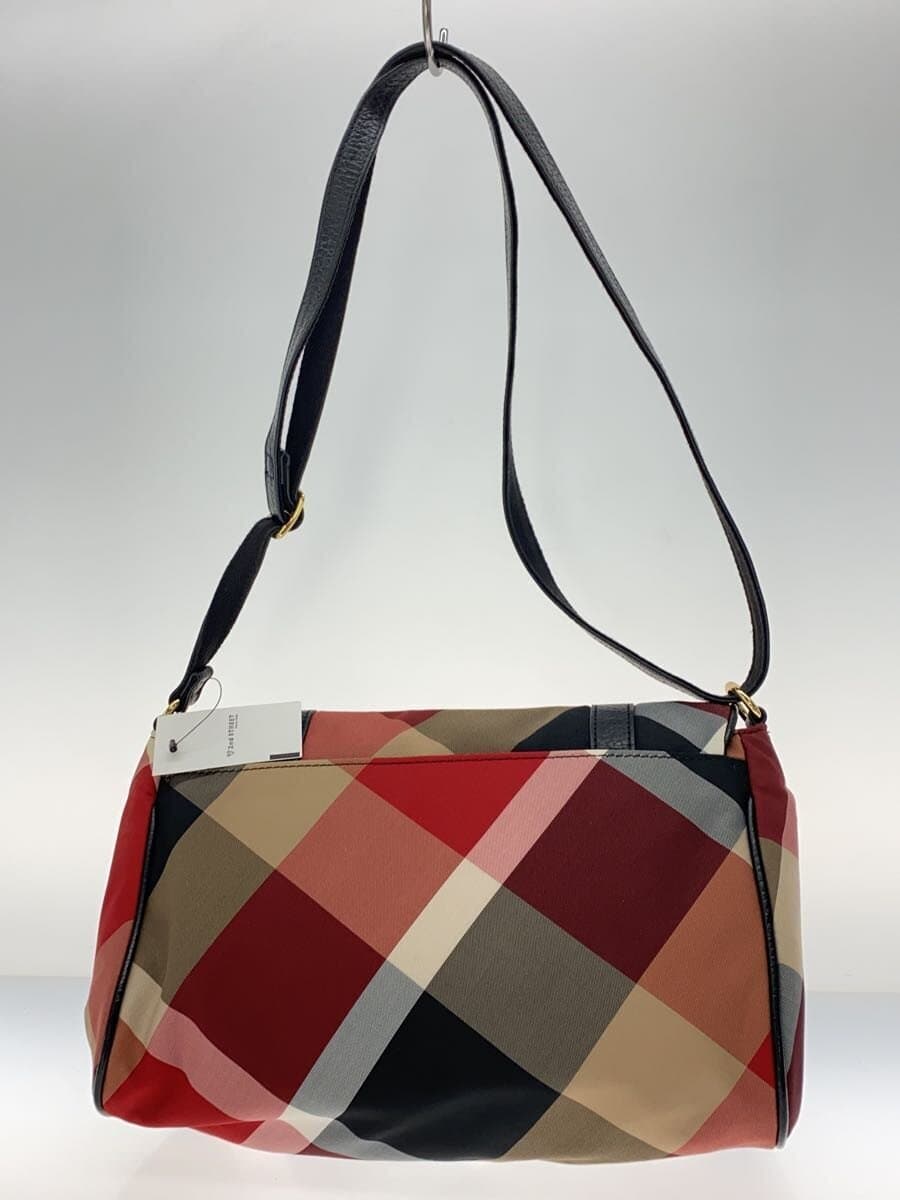 BLUE LABEL CRESTBRIDGE Shoulder Bag RED Check 55135-157-16 3