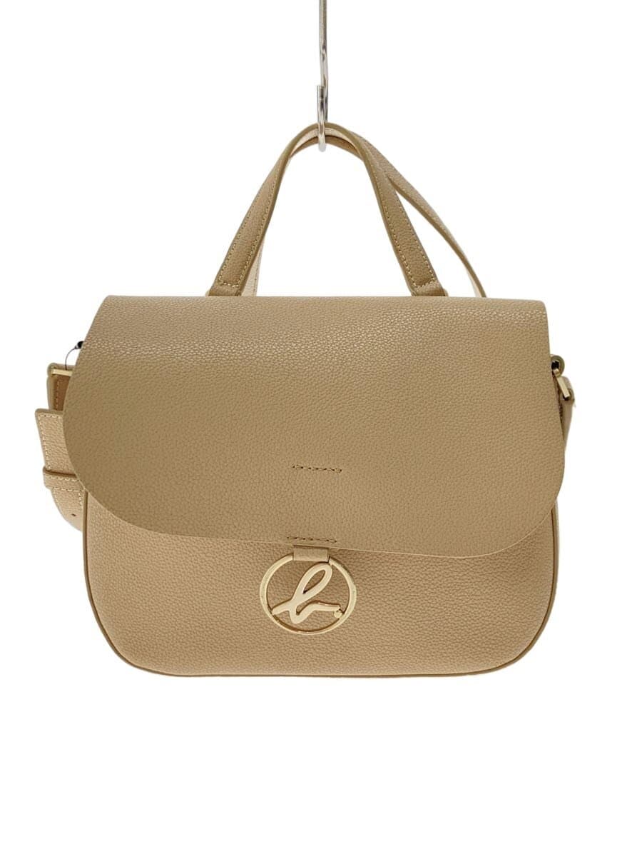 agnes b. Shoulder Bag Cowhide BEG PAS13-05