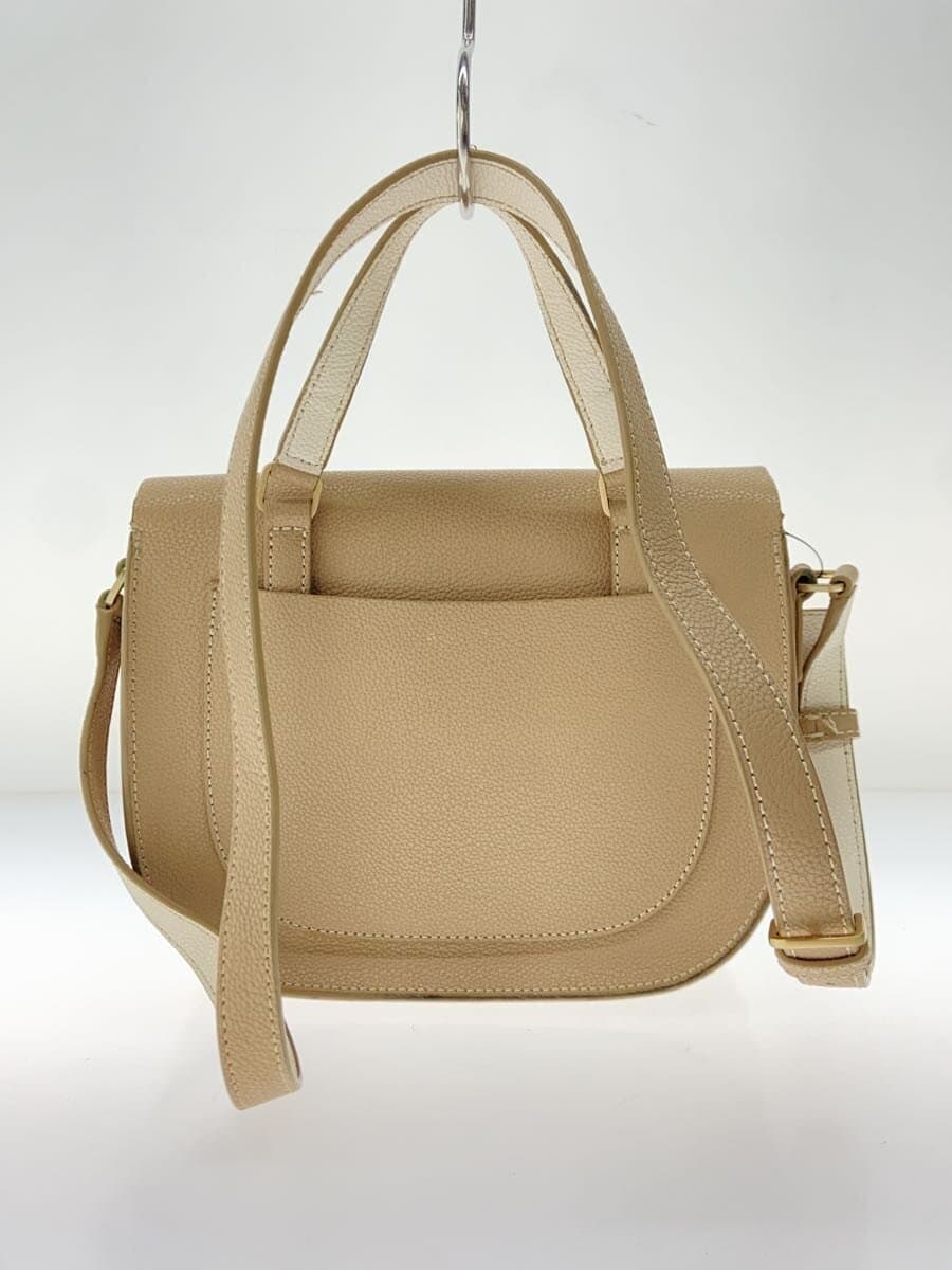 agnes b. Shoulder Bag Cowhide BEG PAS13-05 3