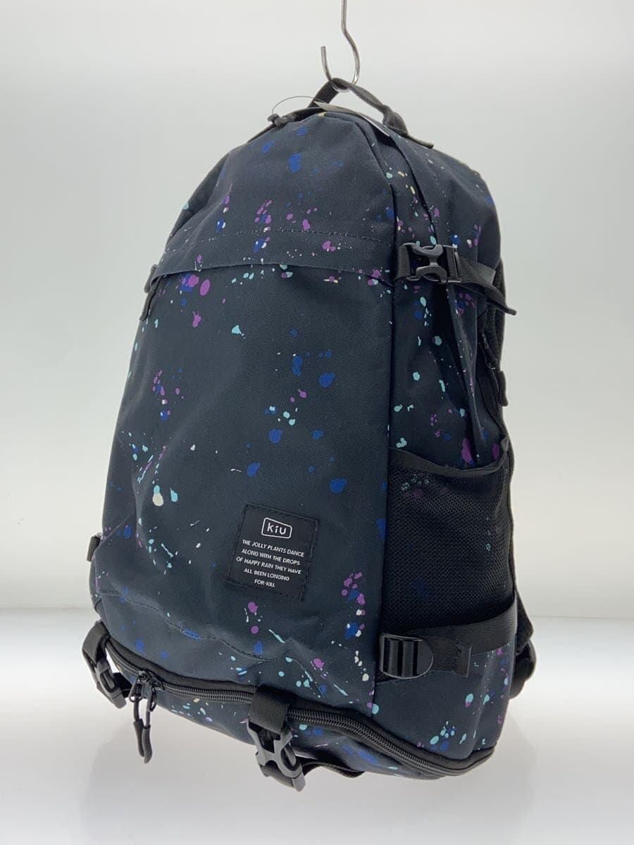 Ki U Backpack BLK All Over Pattern 2