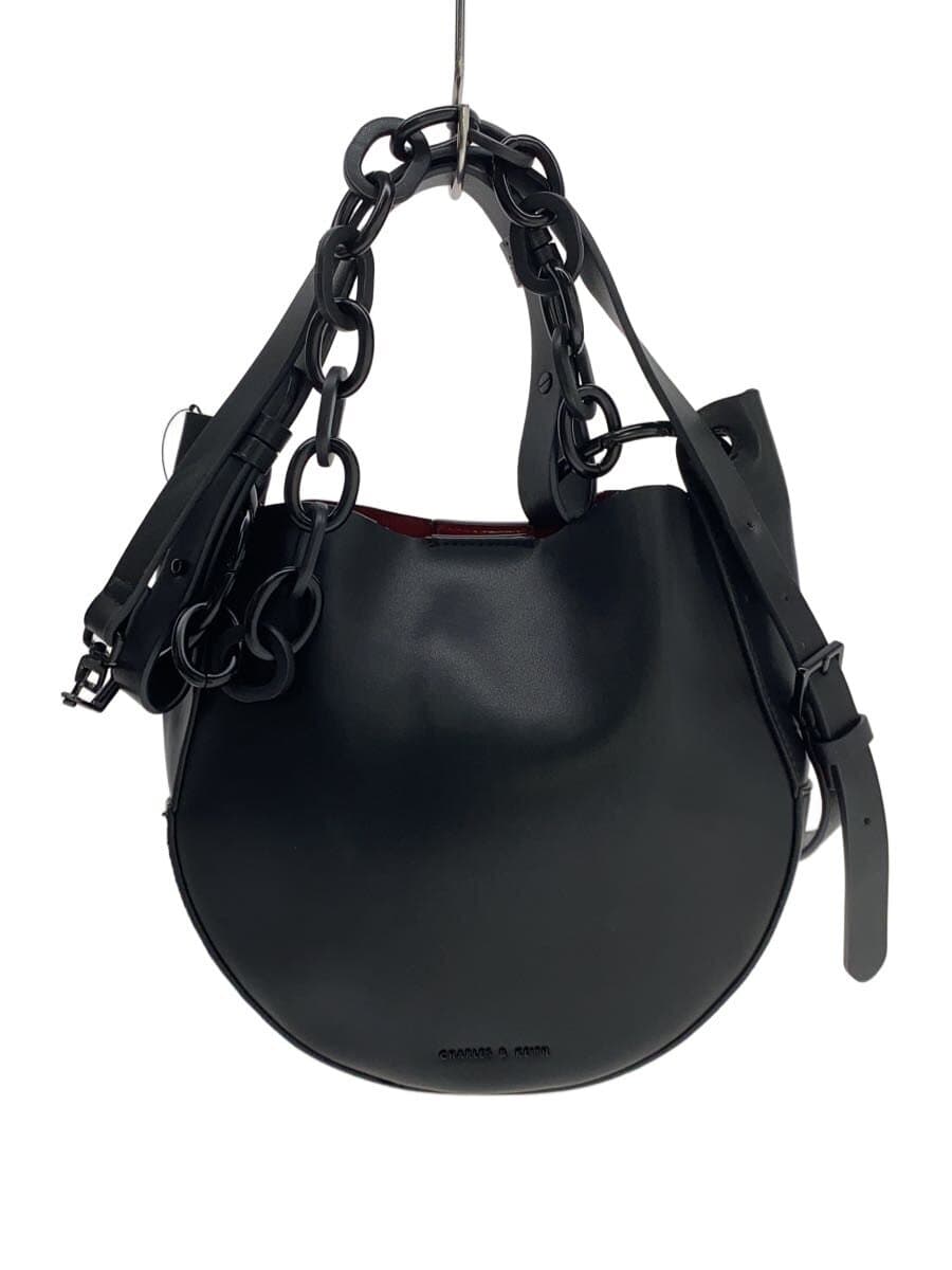 CHARLES&KEITH Shoulder Bag Leather BLK