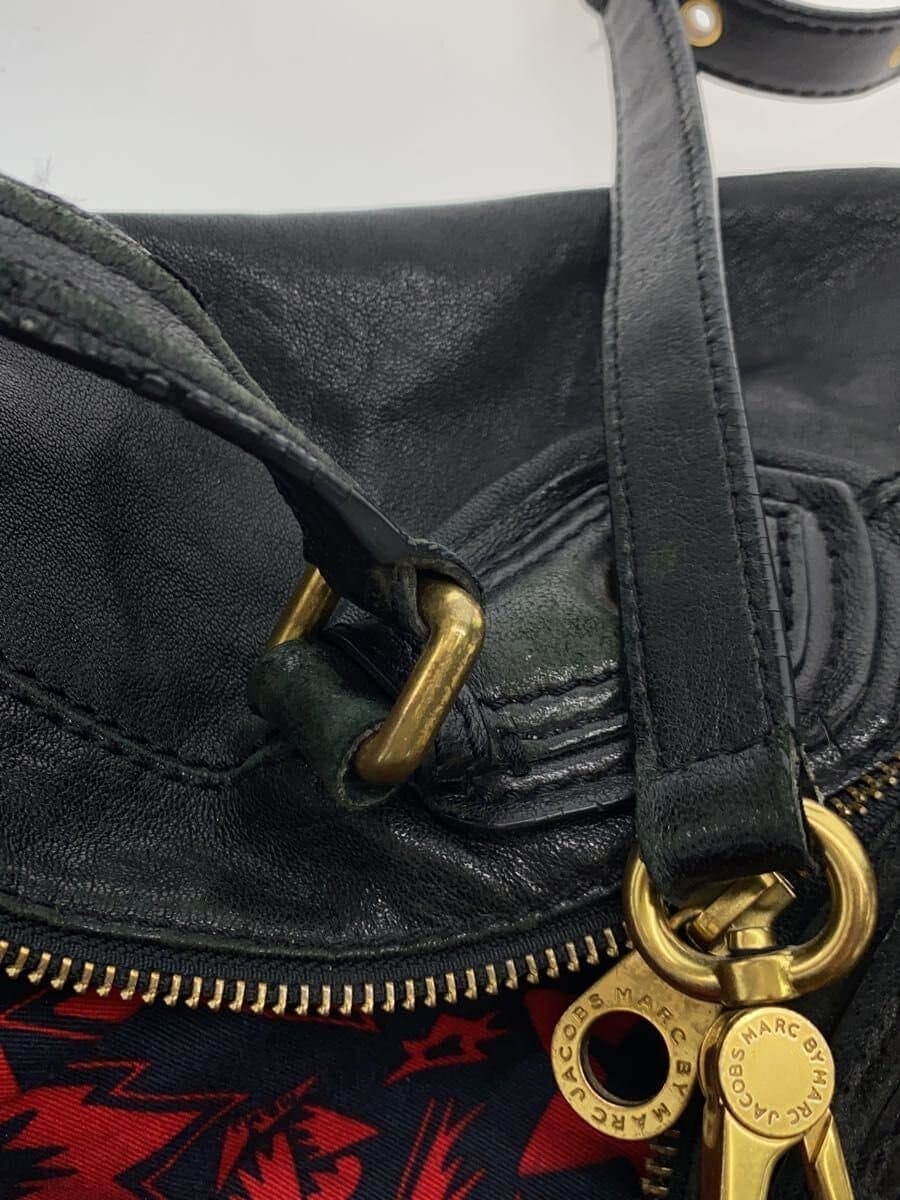 MARC BY MARC JACOBS Shoulder Bag Leather BLK 7