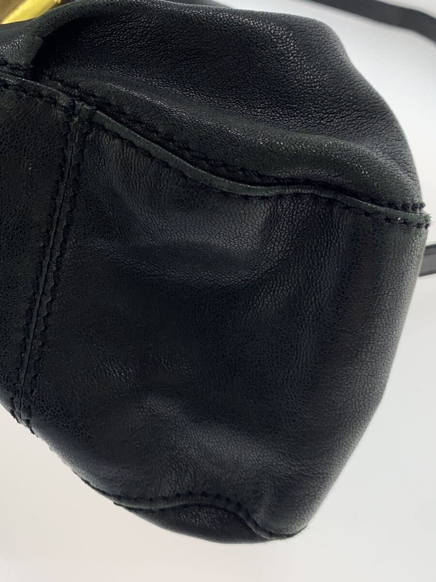 MARC BY MARC JACOBS Shoulder Bag Leather BLK 9