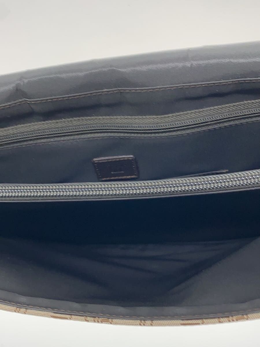 dunhill shoulder bag -- BEG all-over pattern 6