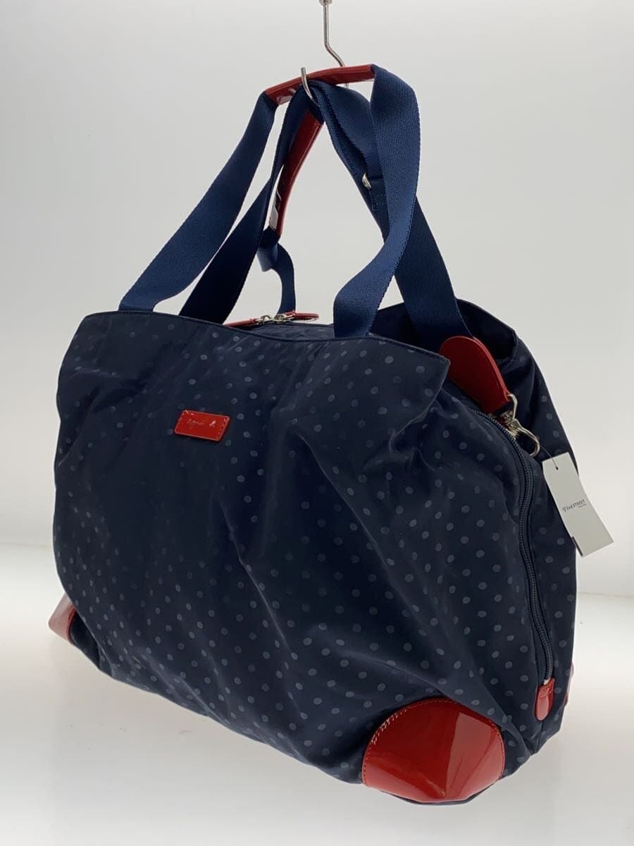 agnes b. Boston Bag Nylon NVY 2