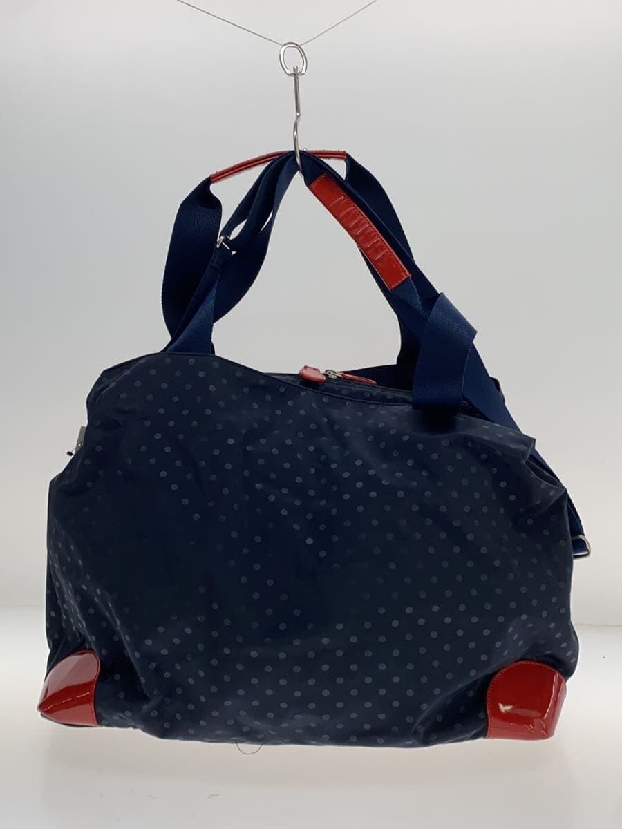 agnes b. Boston Bag Nylon NVY 3