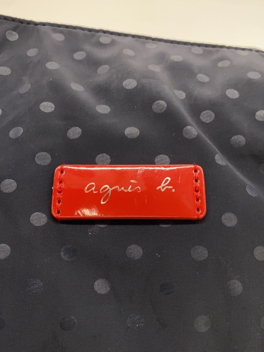 agnes b. Boston Bag Nylon NVY 5