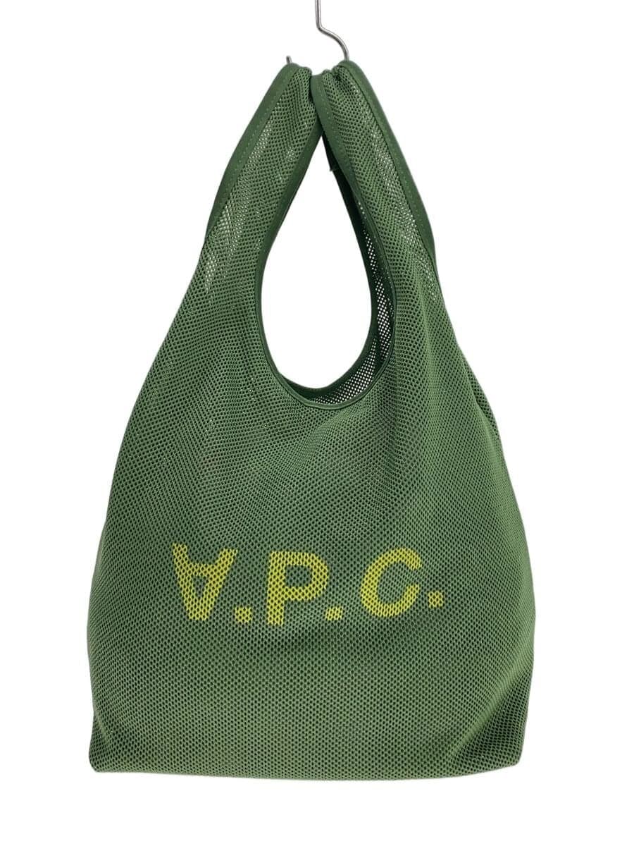 A.P.C. Mesh Tote Bag Polyester GRN
