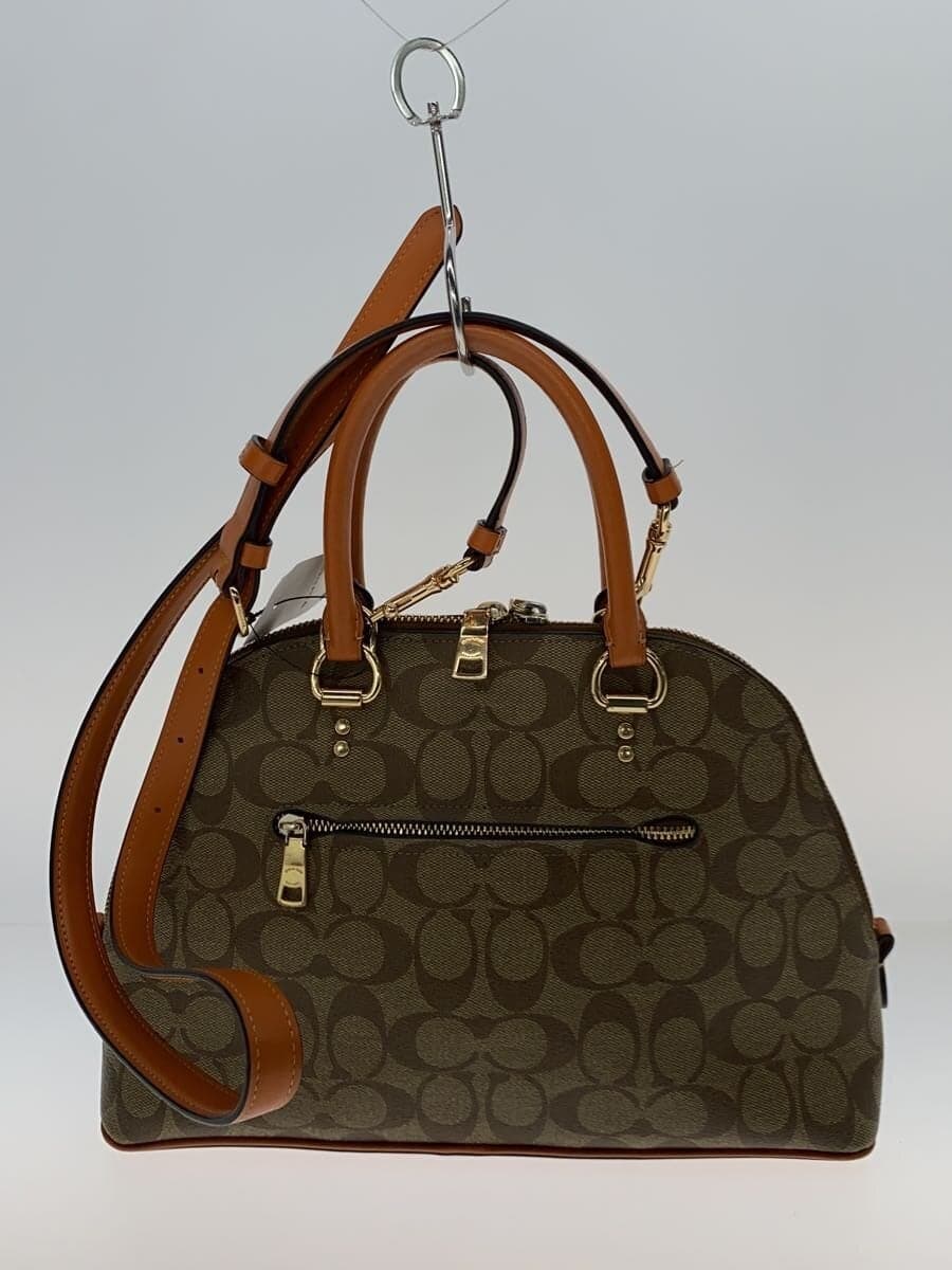 COACH Handbag PVC CML All Over Pattern 2558 Signature 2-Way 3