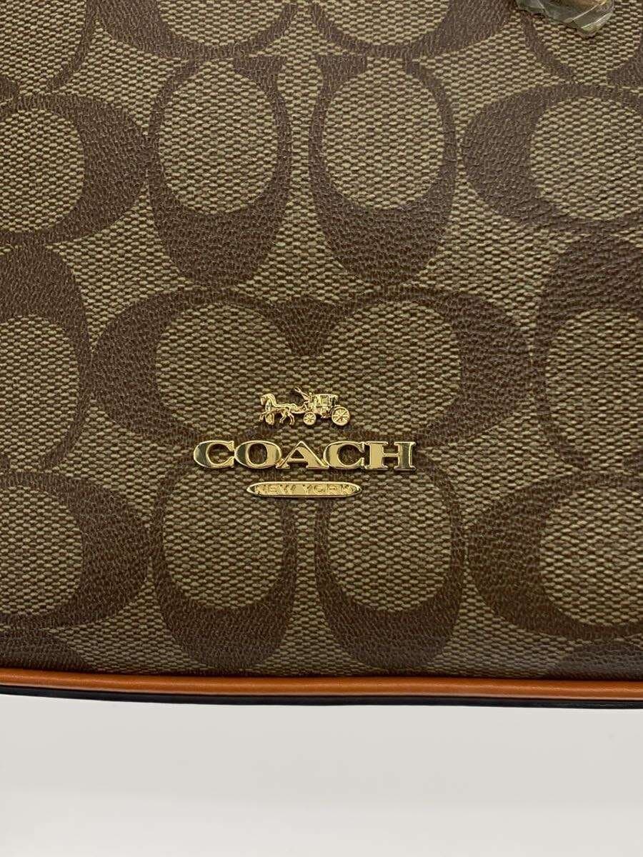 COACH Handbag PVC CML All Over Pattern 2558 Signature 2-Way 5