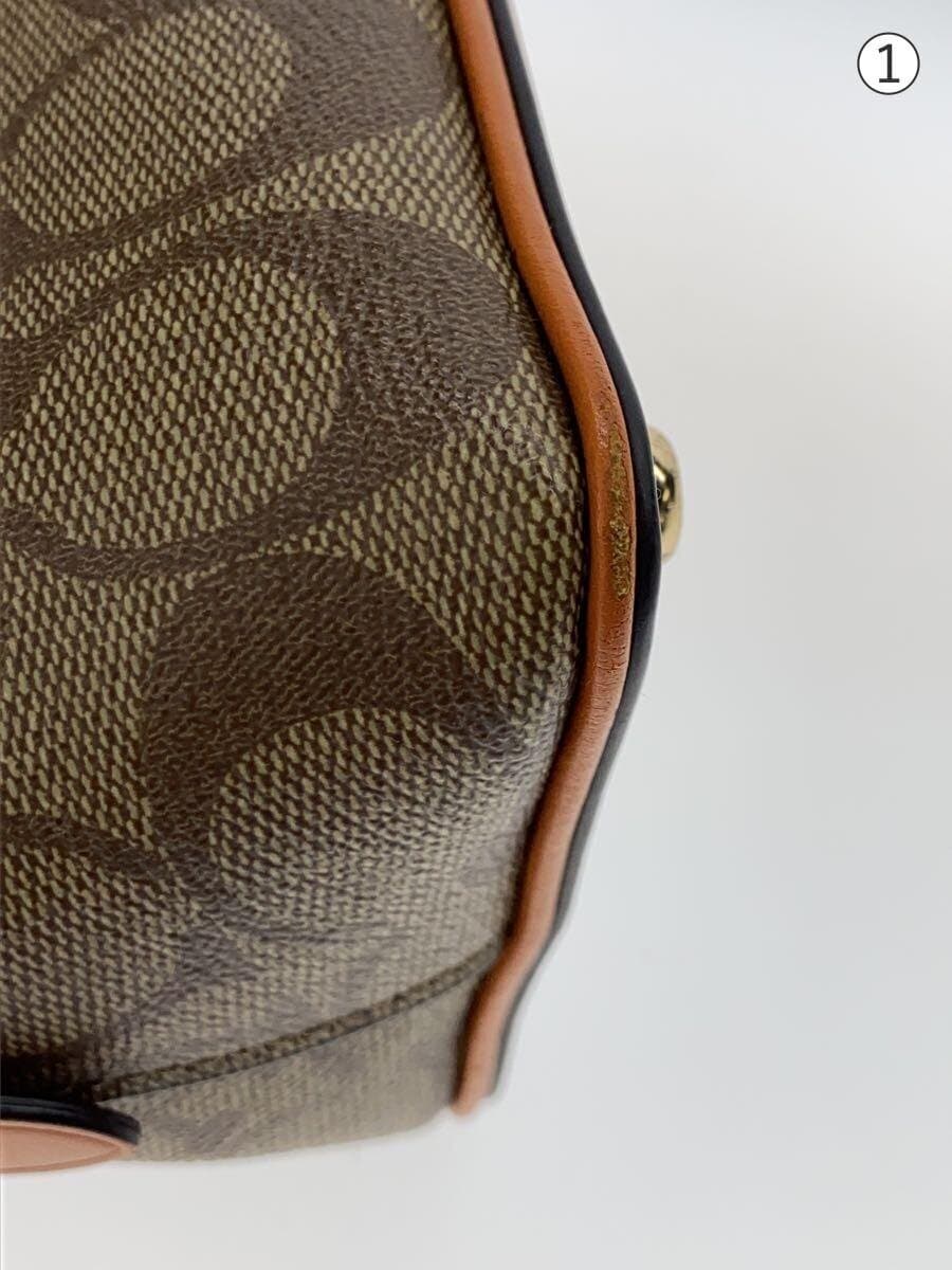 COACH Handbag PVC CML All Over Pattern 2558 Signature 2-Way 7