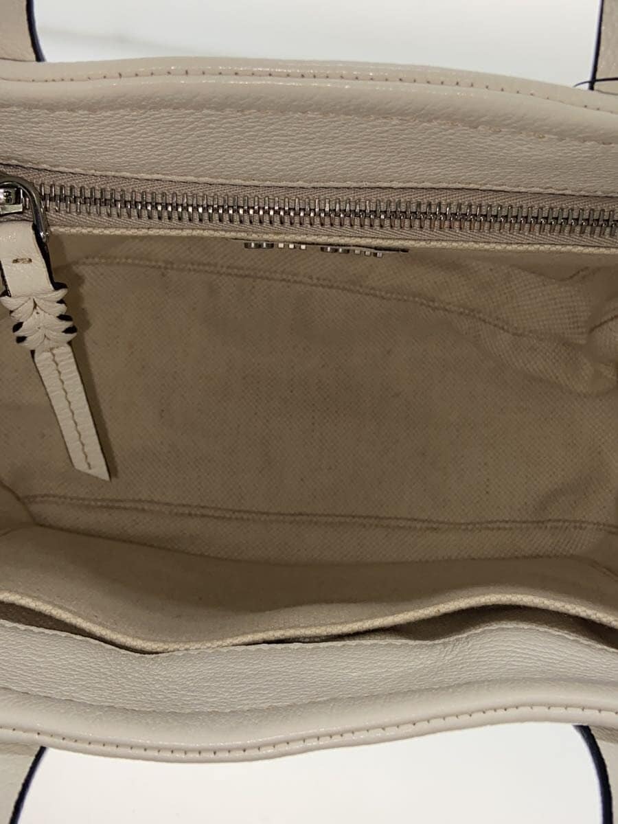 MIU MIU Madras Soft Handbag Lace WHT 6