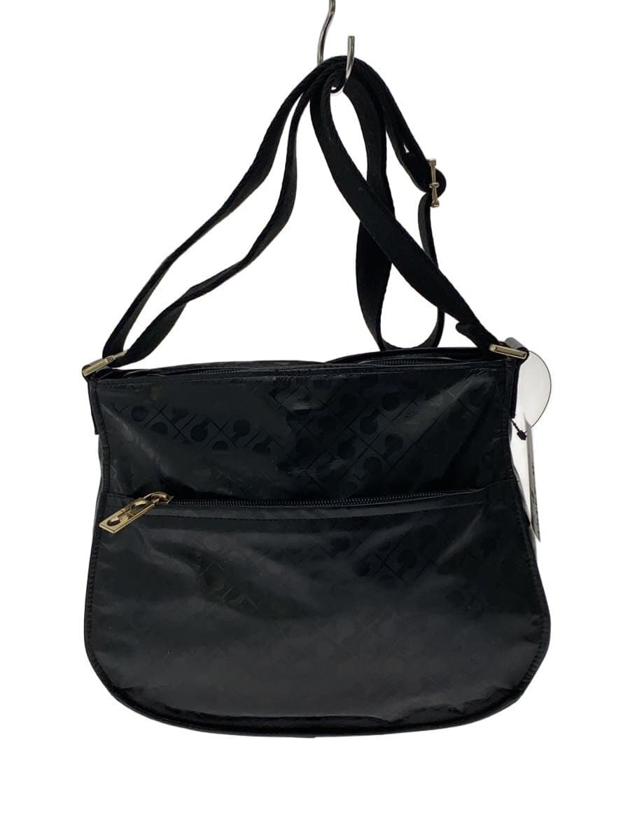 GHERARDINI Shoulder Bag PVC Black All-over pattern