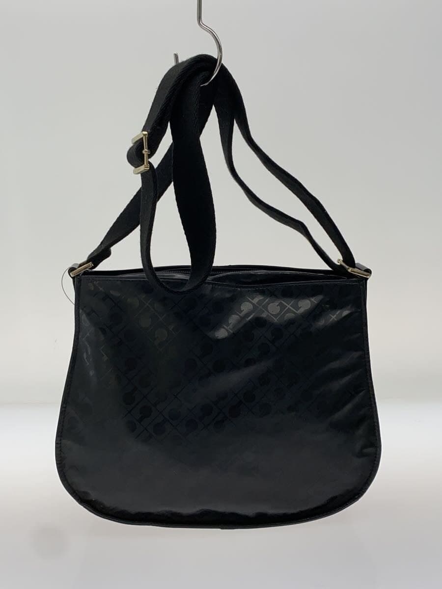 GHERARDINI Shoulder Bag PVC Black All-over pattern 3