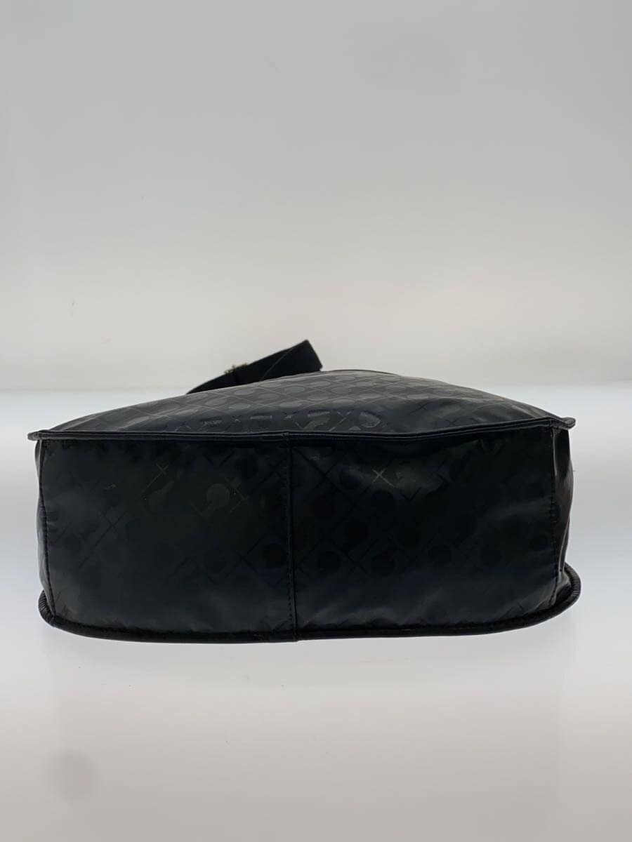 GHERARDINI Shoulder Bag PVC Black All-over pattern 4