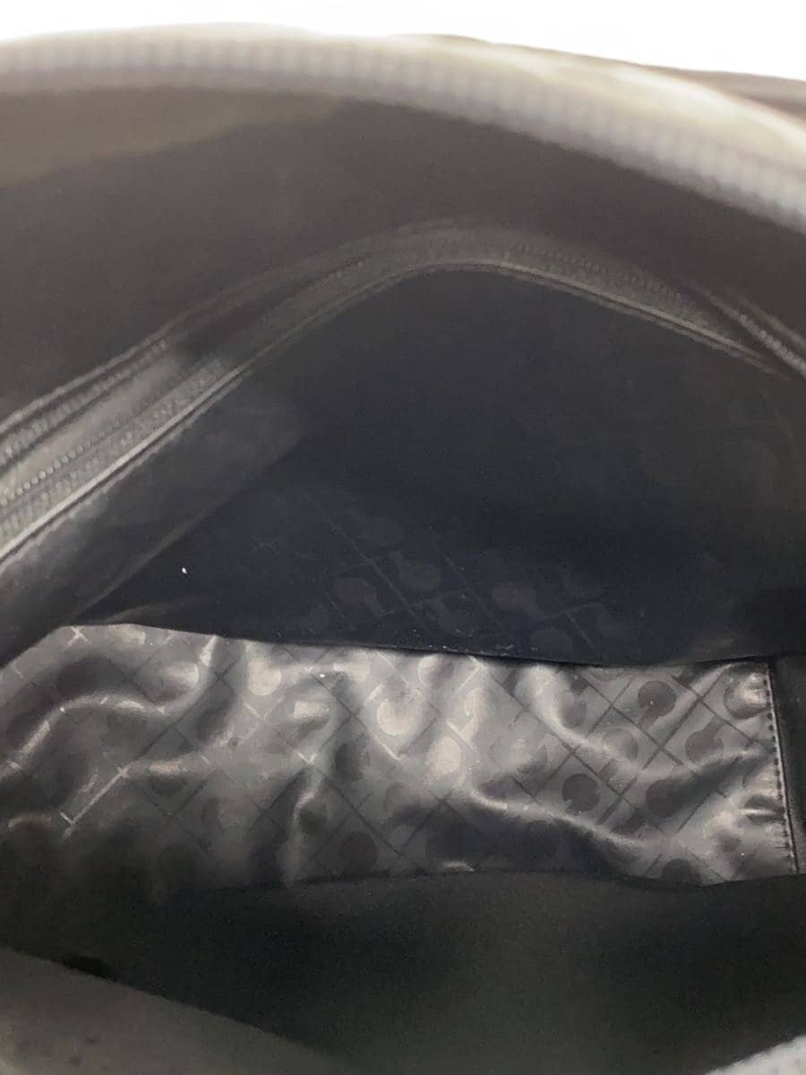 GHERARDINI Shoulder Bag PVC Black All-over pattern 6