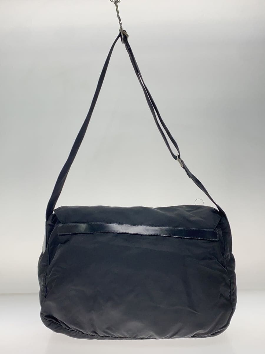 PRADA shoulder bag nylon BLK 3