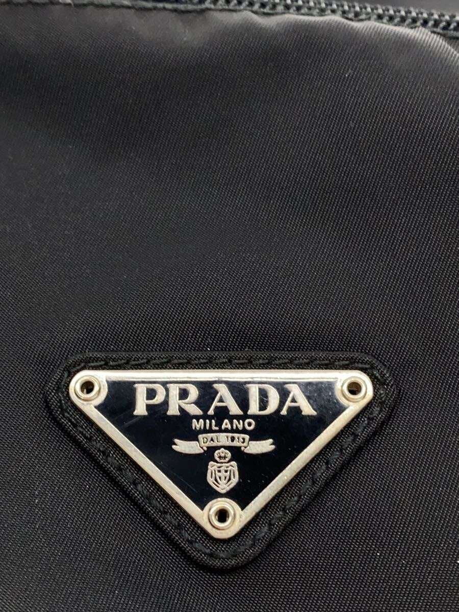 PRADA shoulder bag nylon BLK 5