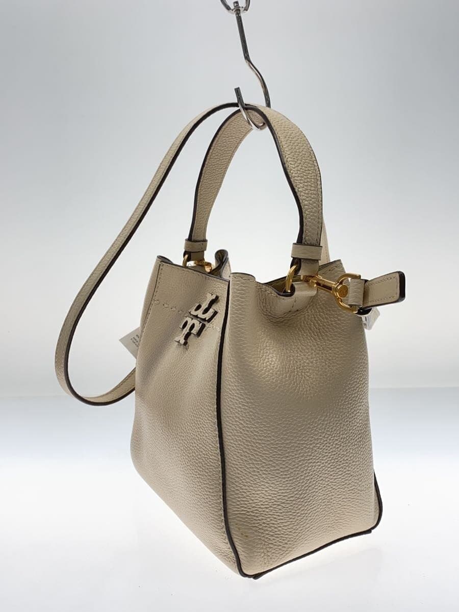 TORY BURCH Macgraw 2WAY Small Bag Handbag Leather IVO 2
