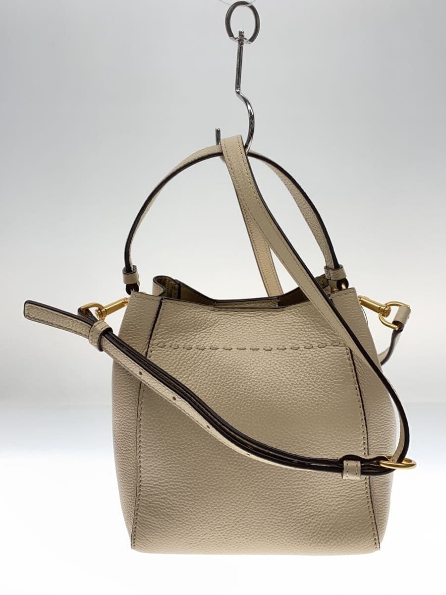 TORY BURCH Macgraw 2WAY Small Bag Handbag Leather IVO 3