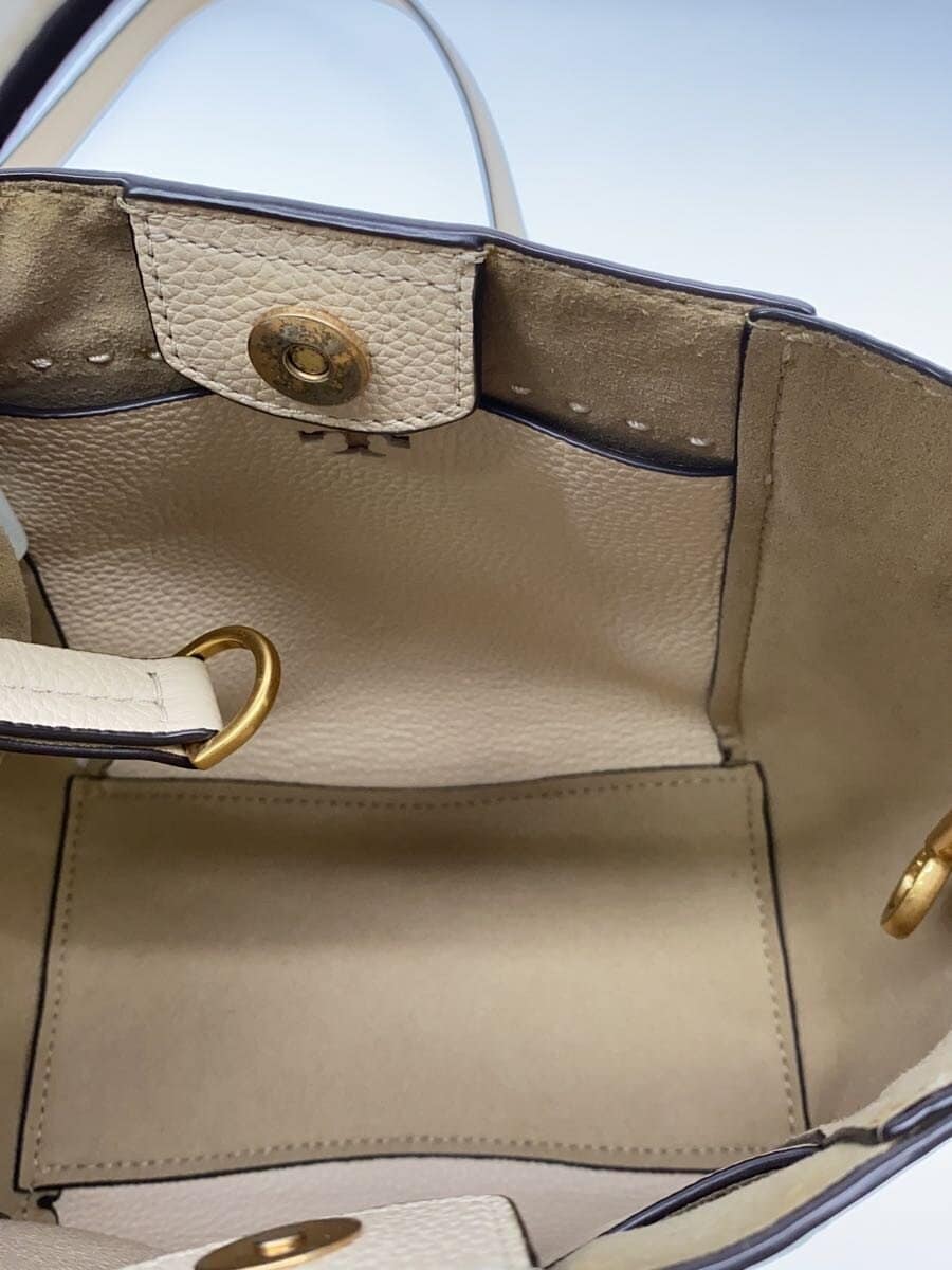 TORY BURCH Macgraw 2WAY Small Bag Handbag Leather IVO 6