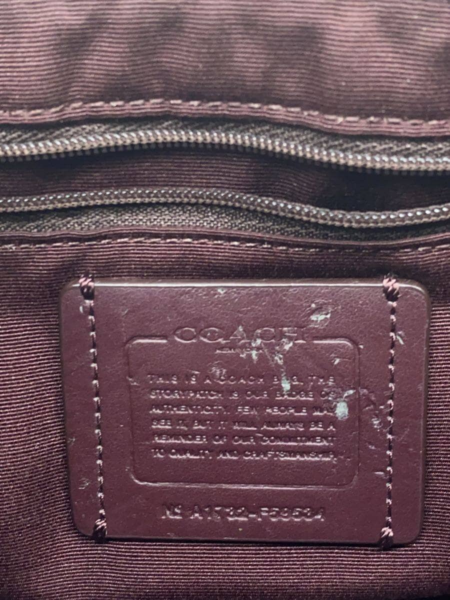 COACH Shoulder Bag Signature Beige PVC PNK Allover Pattern F59534 5