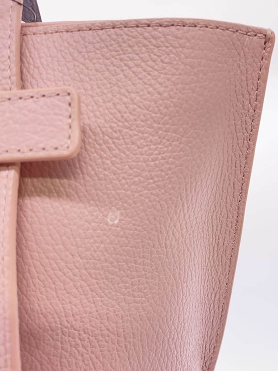 FURLA tote bag leather PNK GIOVE slight stains 7