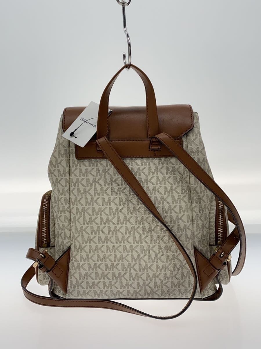 MICHAEL KORS Backpack -- BEG All-over pattern CE-2103 3