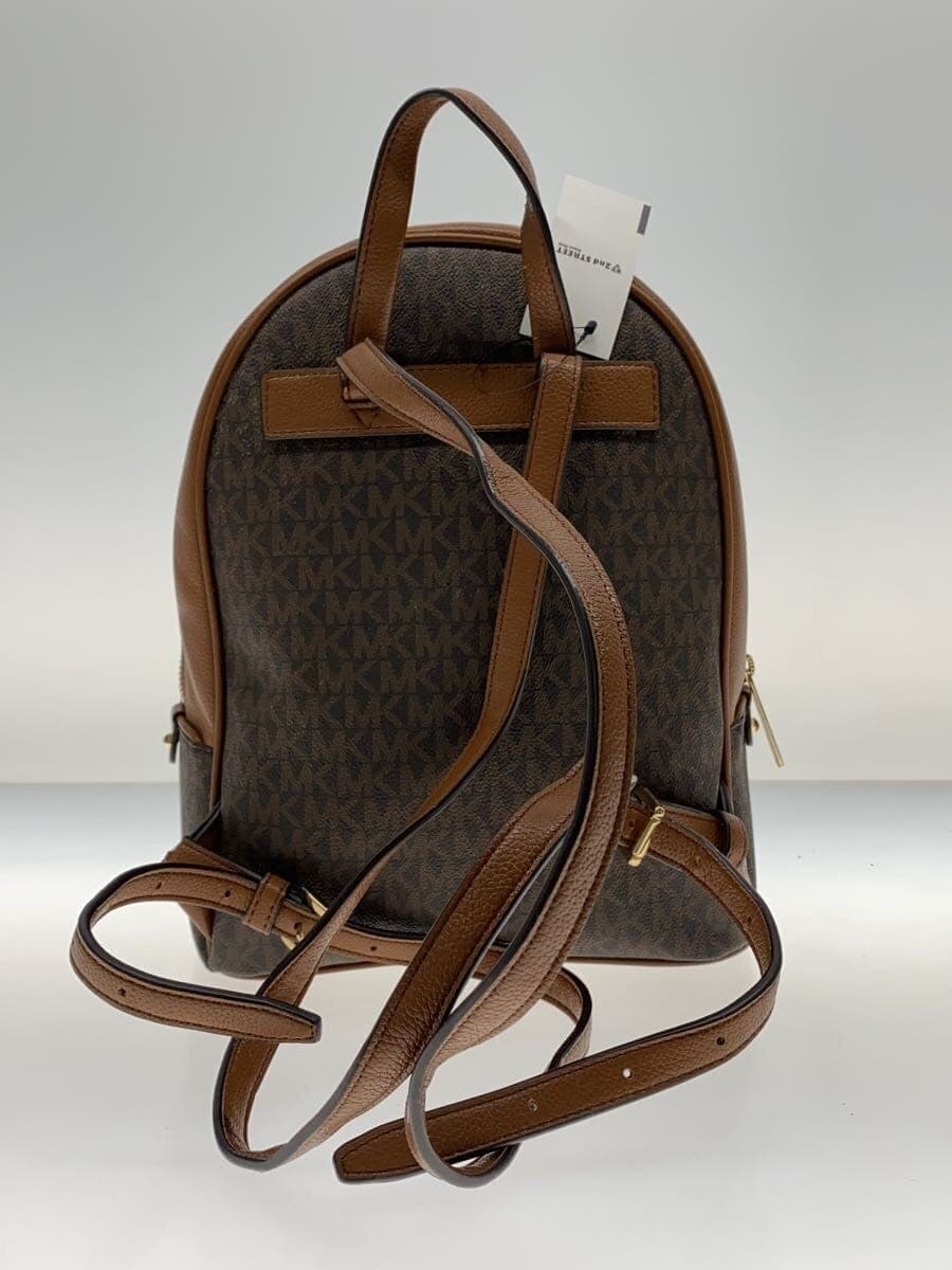 MICHAEL KORS Backpack -- BRW All-over pattern DI-2107 3
