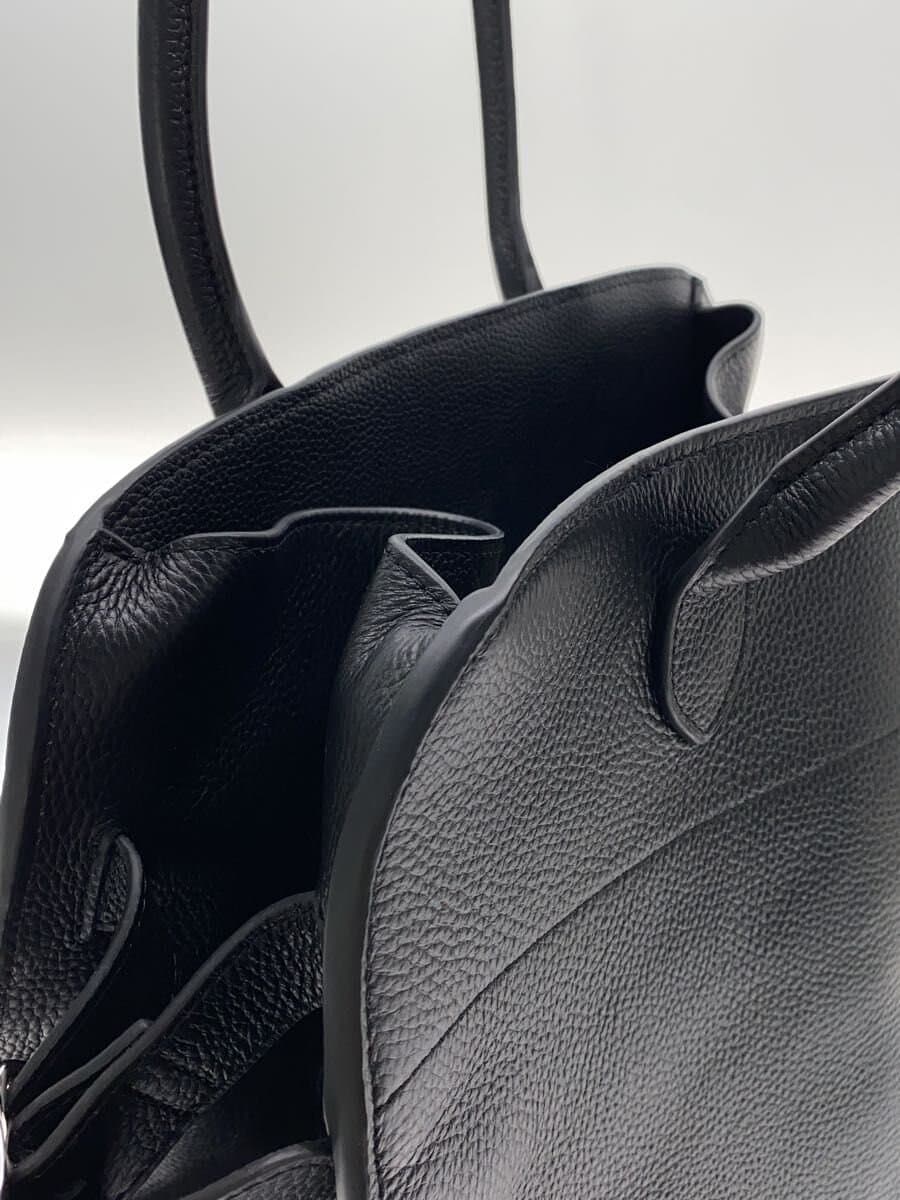 Other brand Boston bag Leather BLK Side belt 6