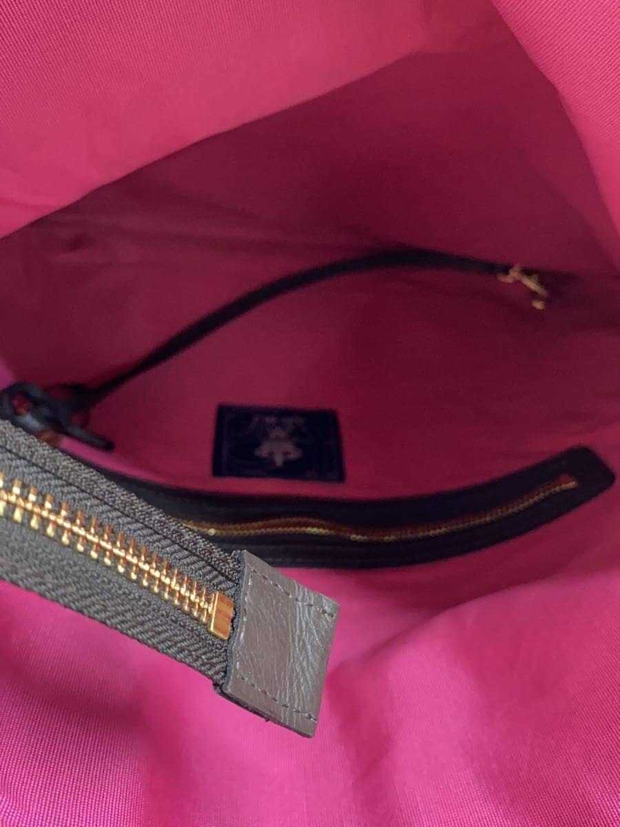 A.D.M.J. Shoulder Bag Leather GRY 6