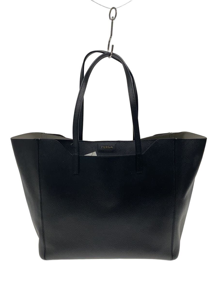 FURLA handbag leather black