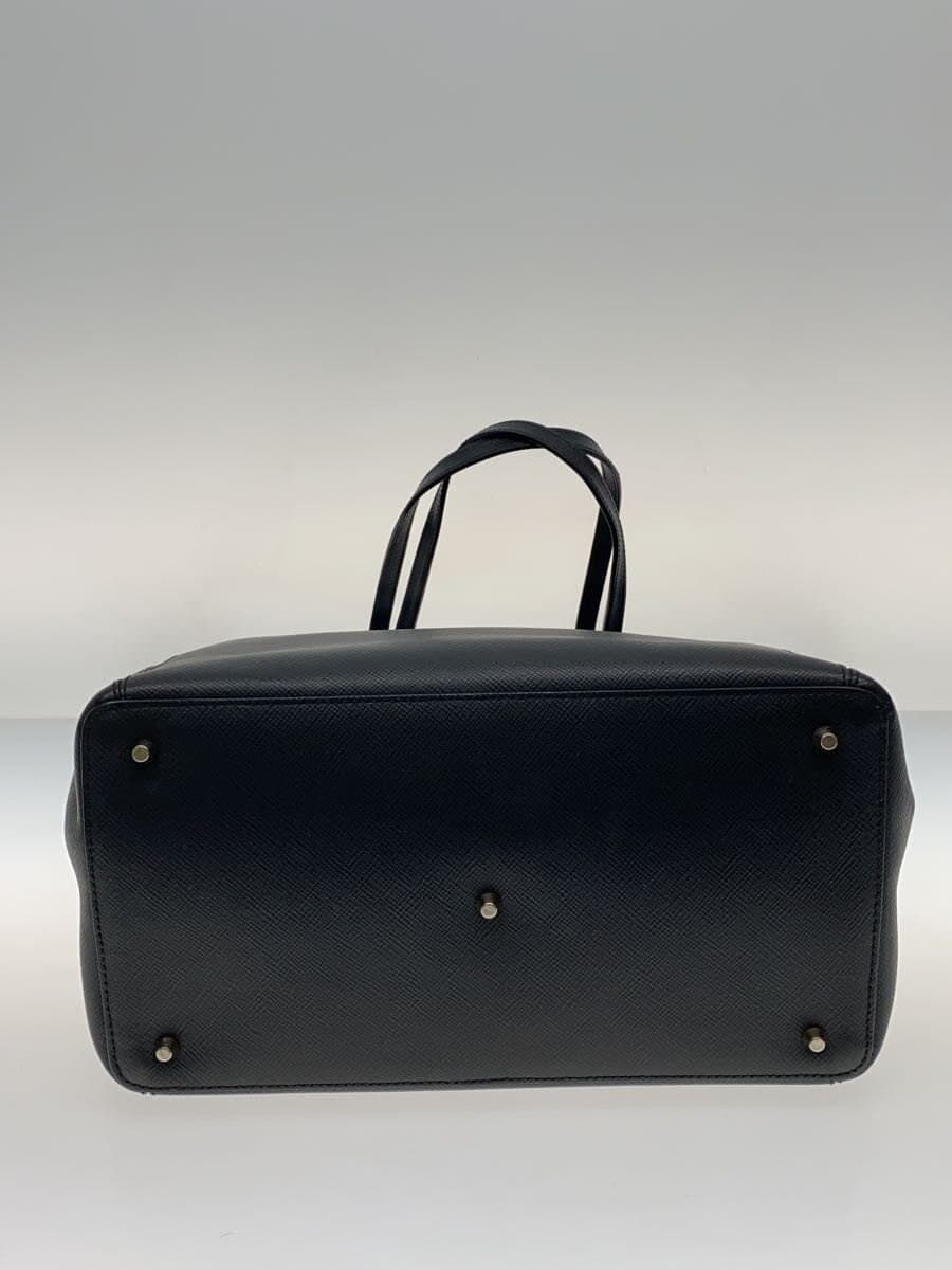 FURLA handbag leather black 4