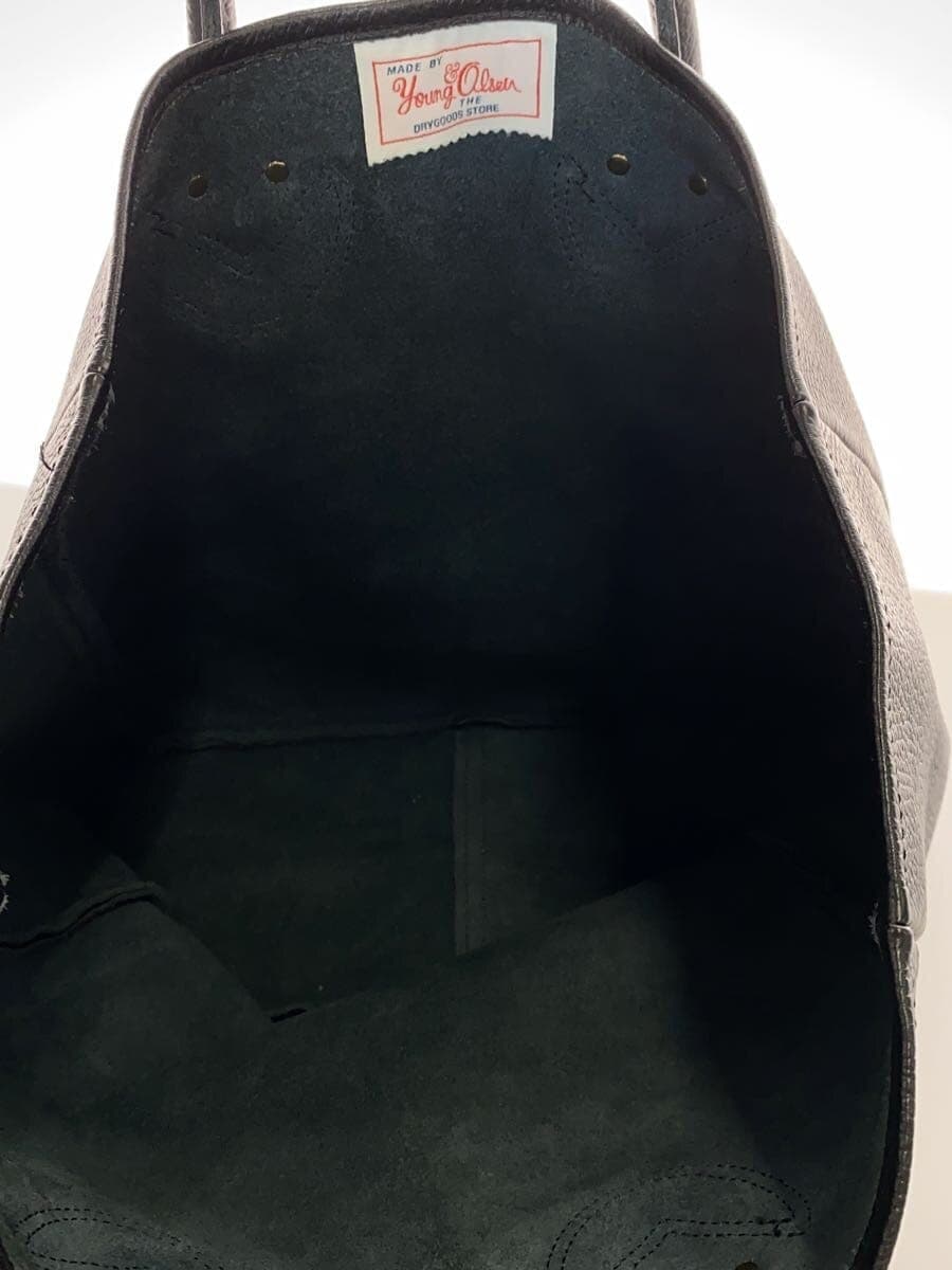 YOUNG & OLSEN tote bag leather black camouflage 6