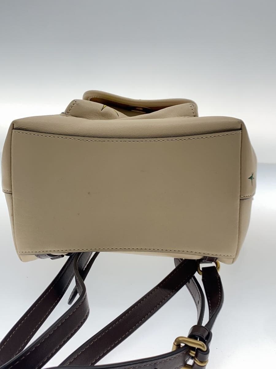 COACH Backpack Leather Beige All-over Pattern OBSERVED BY US CK400 4