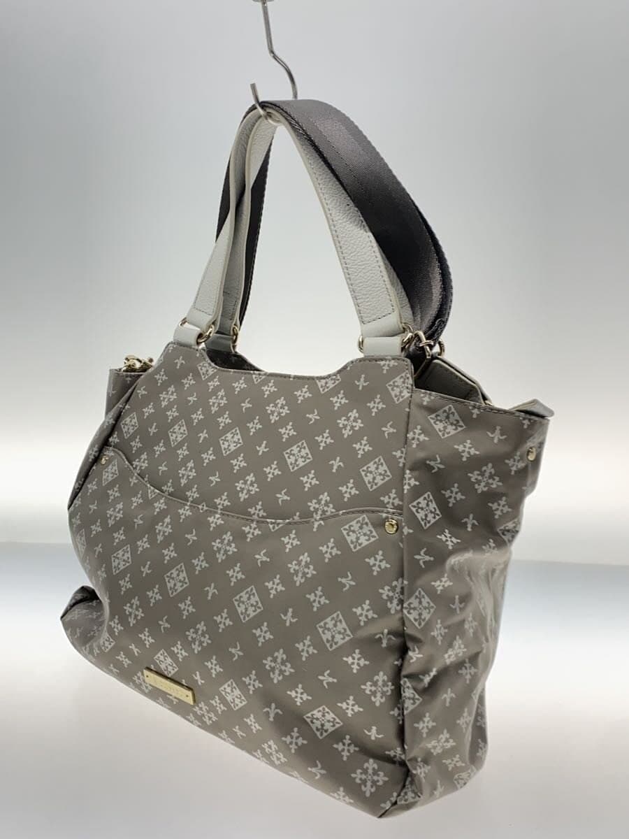 Russet tote bag nylon GRY all-over pattern 2
