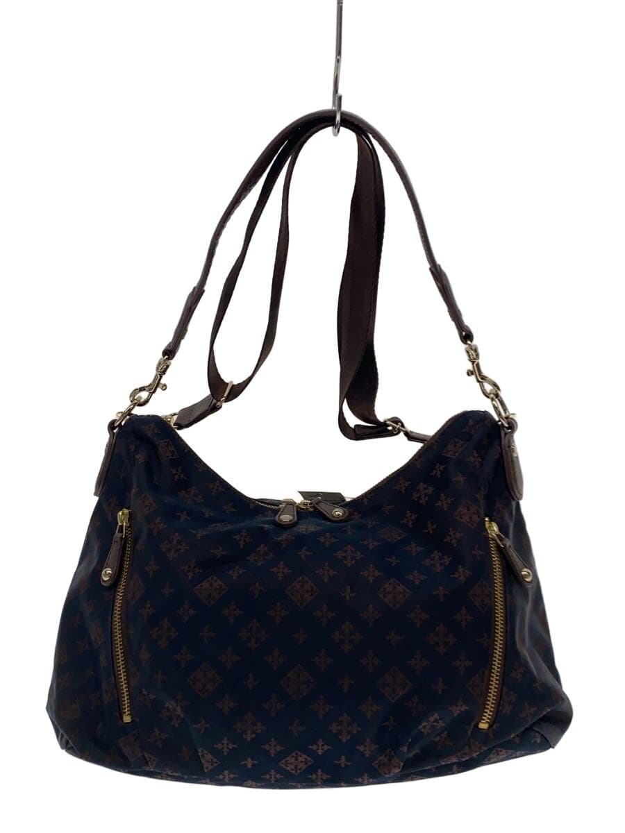 Russet tote bag nylon BRW all-over pattern