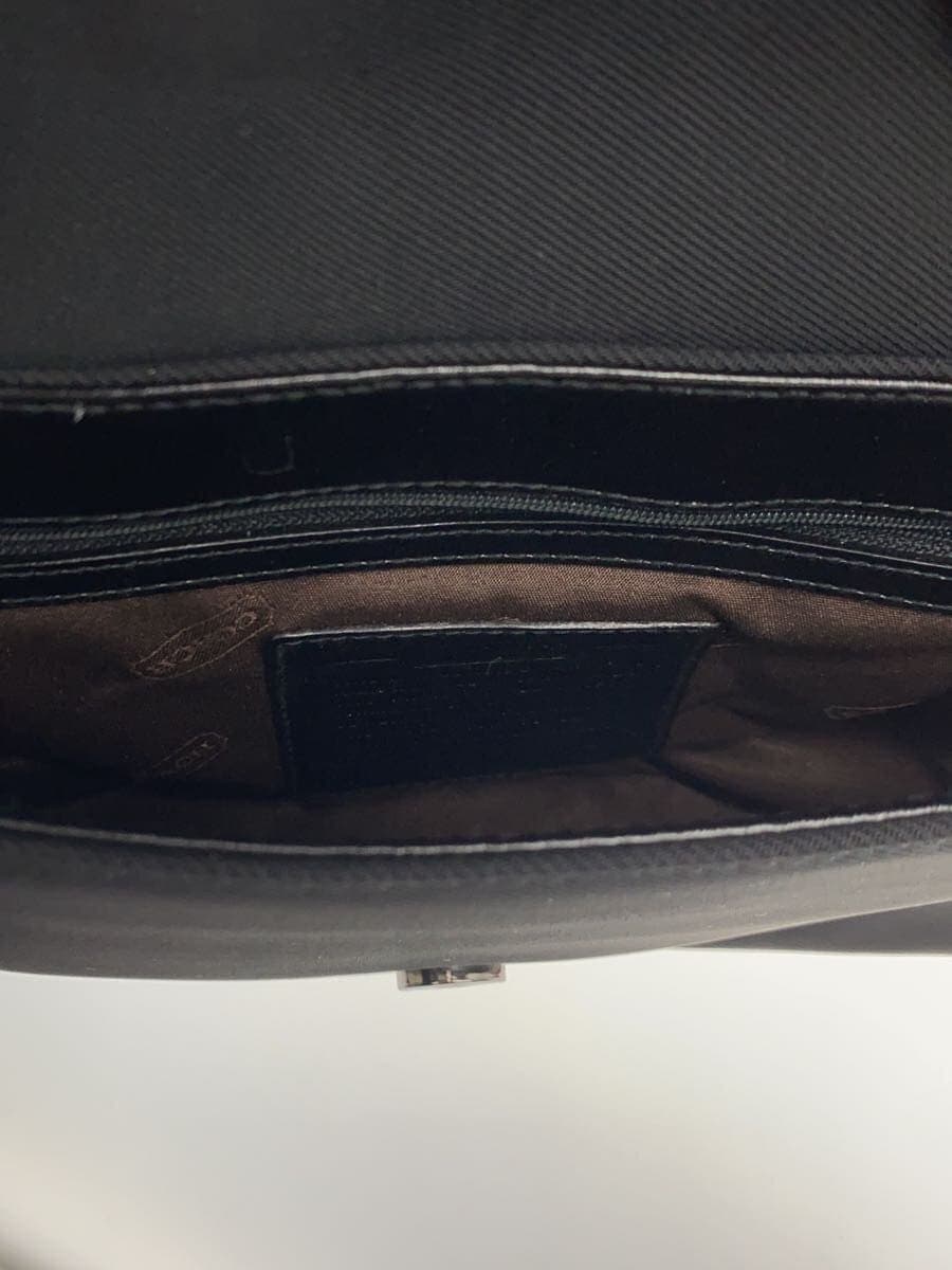COACH handbag canvas BLK 6